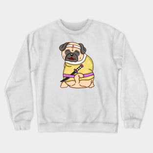 Pug Samurai Crewneck Sweatshirt